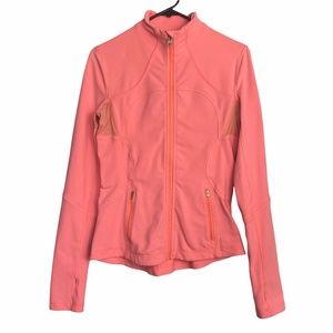 Lululemon Women's Coral Zip Up Performance Workout Jacket